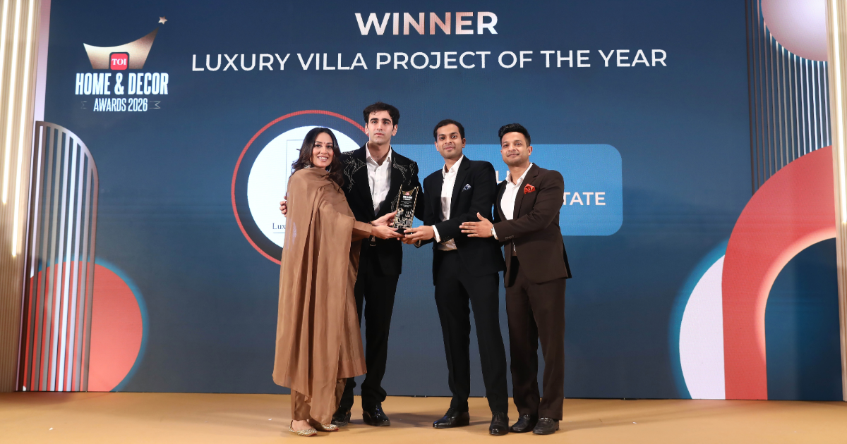 The Golden Estate Aligarh Wins Luxury Villa Project of the Year at TOI Home Decor Awards 2026